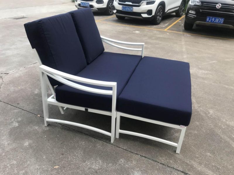 Lounger Modern Aluminum Outdoor Garden Sectional Corner Outdoor Sectional Sofa