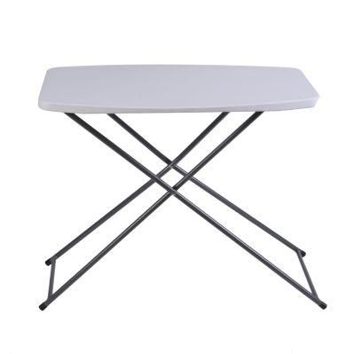 Factory Price Good Quality 30inch Plastic Top Height Adjustable Camping Table