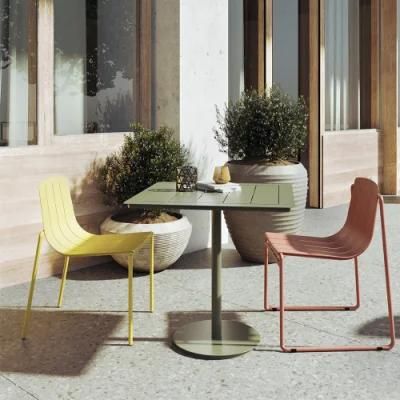 Sunlink Scandinavian Design Furniture Garden Courtyard Outdoor Aluminum Chair