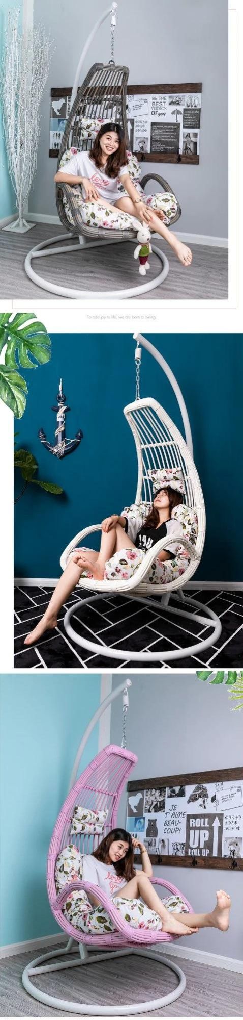 Family Hanging Basket Rattan Chair Living Room Hanging Orchid Falling Chair Swing