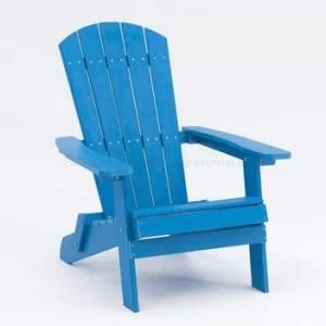 All-Weather Poly Resin Wood Chair Modern PC Plastic Wood Adirondack Chair