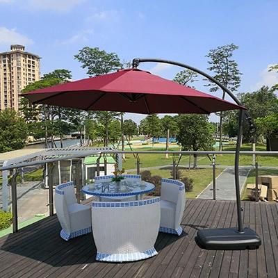 Rattan Table and Chair Combination Outdoor Leisure Courtyard Villa