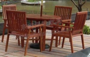 Solid Wooden Garden Outdoor Patio Dining Furniture (JJ-LT02)