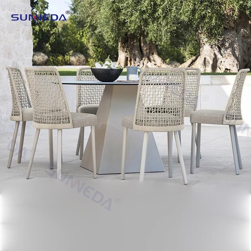 Modern Outdoor Dining Chair Set Leisure Garden Table