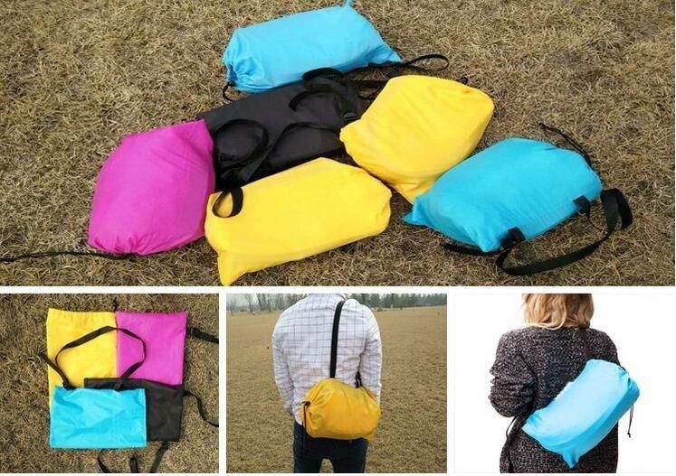 Wholesale Outdoor Sleeping Bag Sofa Camping Lazy Air Bag Sofa