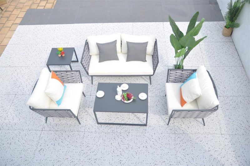 Modern Garden Furniture Sofa Patio Rattan Outdoor Lounge Set Hotel Home Leisure Sofa Set
