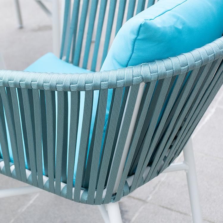 Balcony Patio Chairs with Arm Rest Outdoor Furniture for Restaurant