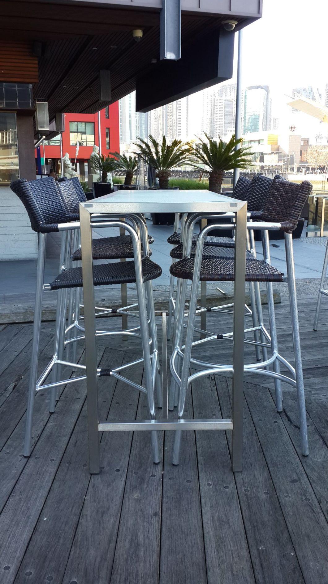 Street Leisure Bar Patio Outdoor Garden Wicker Rattan Bistro Furniture