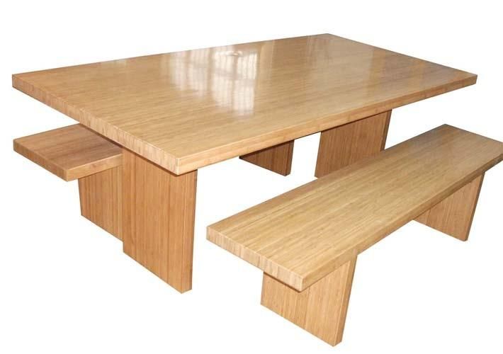 Bamboo Table and Chair Bamboo Furniture