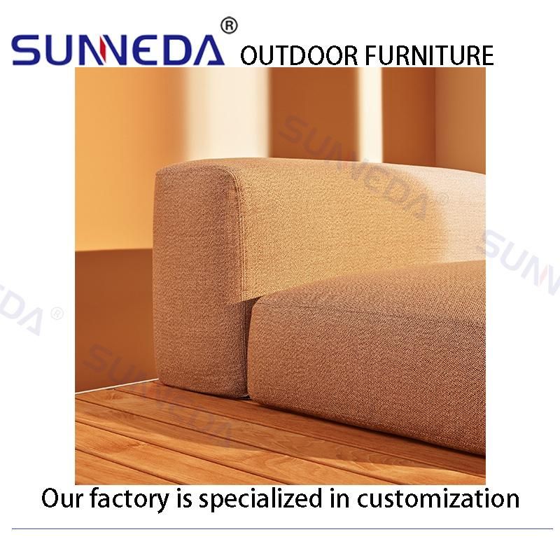 Modern Restaurant Studio All Weather Classic Sofa Lounger Furniture Set