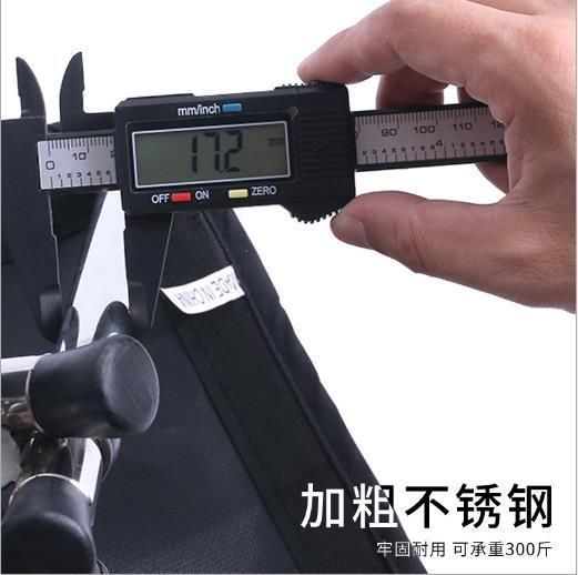 Stainless Steel Retractable Folding Stool Outdoor Folding Chair Portable Fishing Stool Camping Chair