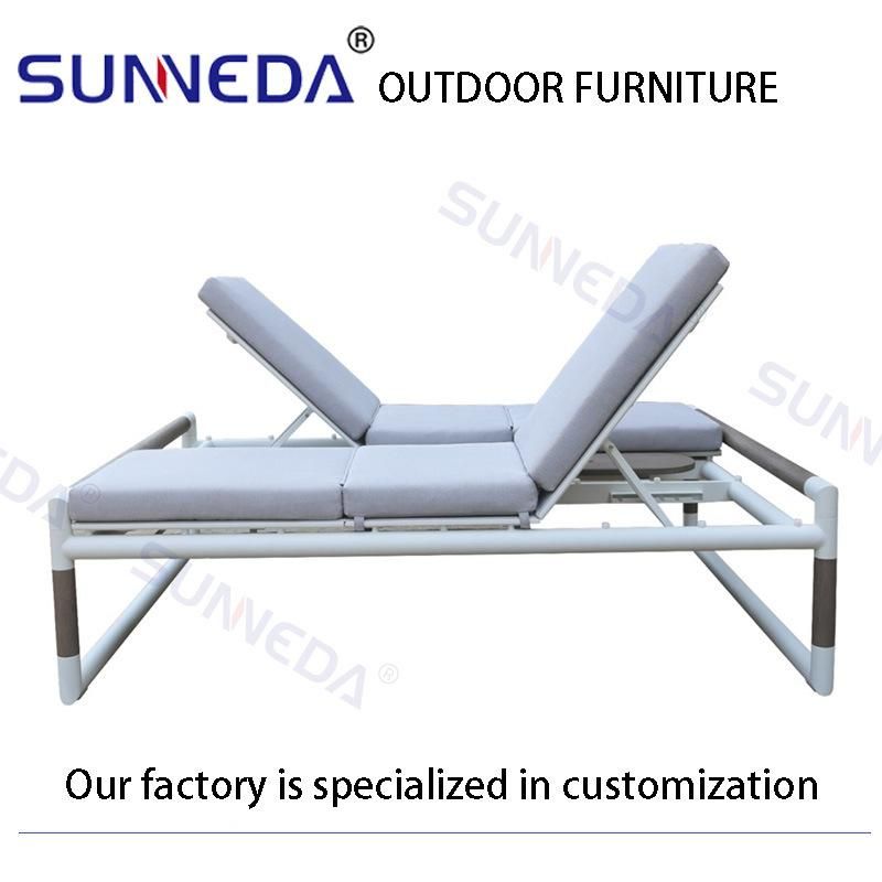Lying Bed Aluminum Frame Morden Furniture Outdoor Chair Sunbed Sun Lounger Furniture