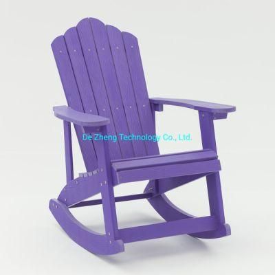 Outdoor Patio Plastic Wood Adirondack Garden Leisure Chair Wooden Rocking Beach Chair