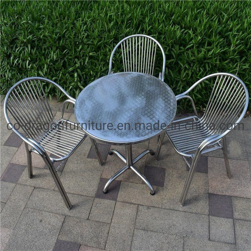 Modern Hot Selling Stainless Steel Chair for Outdoor Garden Furniture