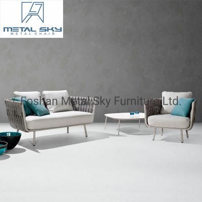 Outdoor Aluminum Garden Hotel Restaurant Villa Patio Courtyard Combination Sofa