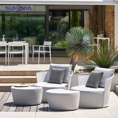 Soft Round Great Brand Warm Gathering Grey Practical Single Sofa