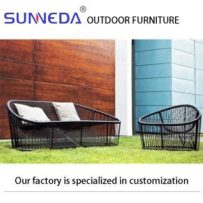 Outdoor Wicker Rattan Modern Furniture Garden Sets with Coffee Table Latest Design