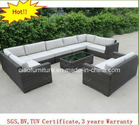 Round Wicker Luxury Five Star Hotel Corner Sofa