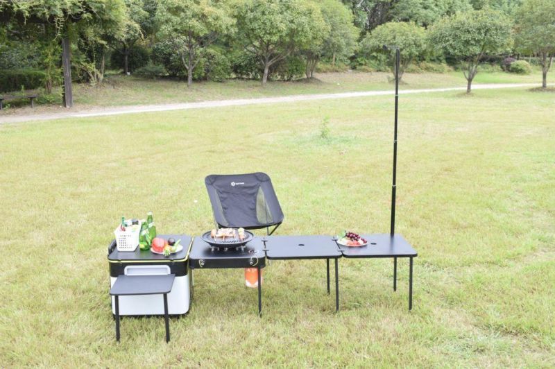 Luxury Portable Integrated Outdoor Mobile Kitchen Station BBQ Grill