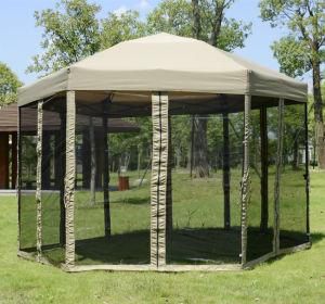 1.8mx1.8mx1.8m Steel 6 Edge Shape Folding Gazebo