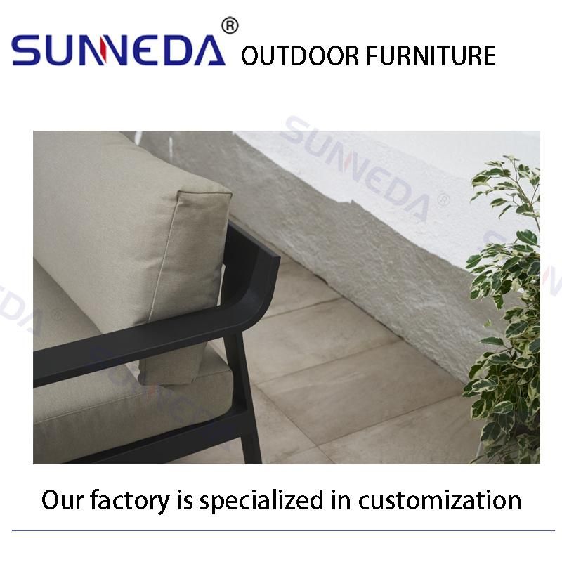 Aluminium Frame Outdoor Sofa and Table Covers Cushion Love Seat