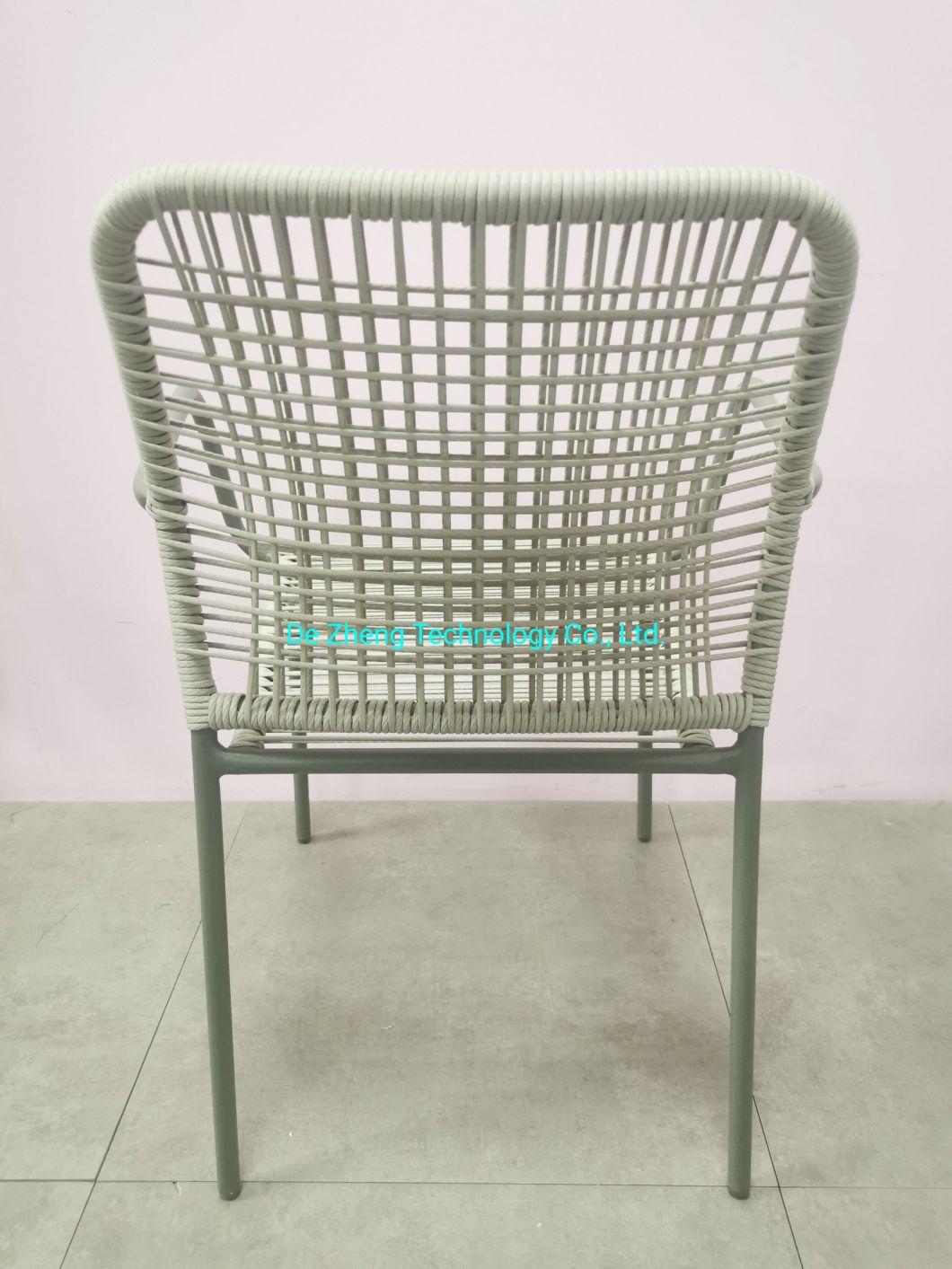 Modular Sectional Original Design Rope Aluminum Outdoor Patio Table and Chair Set Garden Furniture