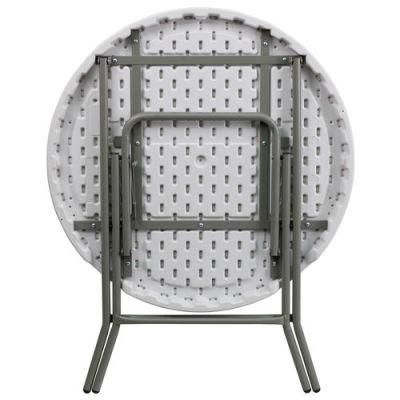 Weight Capacity 220 Lbs Folding Table with Protective Floor Caps