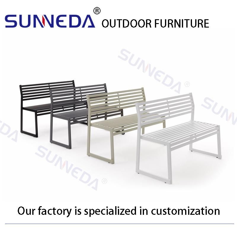 High Quality Outdoor Anti-UV Eco Street Garden Park Bench Chair