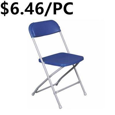 High Bank Top Furniture Metal Wedding Stacking Folding Chair for Sales