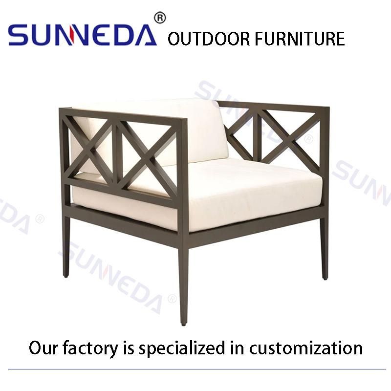 Sunneda Hot Selling Courtyard Cheap Durable Picnic Garden Sofa Set