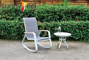 Outdoor Garden Furniture Textilene Patio Bistro Rocking Chair