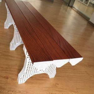 Plasitc New Color Wooden Dark Brown Bench