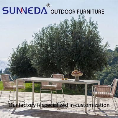 Italian Style Lounge Durable Restaurant Hotel High Quality Chair Table Furniture
