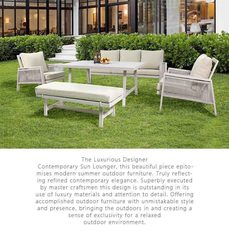 Unfolded Aluminium Darwin or OEM Sectionals on Sale Modern Outdoor Sofa