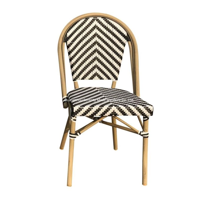 Cafe Furniture Synthetic Rattan Outdoor Bamboo Dining Chair