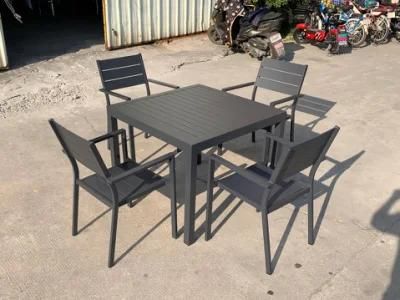 High Quality China Factory White Table Modern Outdoor Dining Set