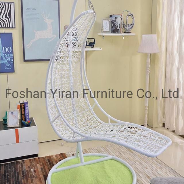 Hanging Chair with Stand/Outdoor Patio Hammock /Egg Shaped Rattan Swings