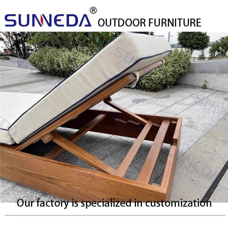 High Quality Modern Beach Chaise Outdoor Furniture Garden Leisure Chair Patio Poolside Sun Lounger