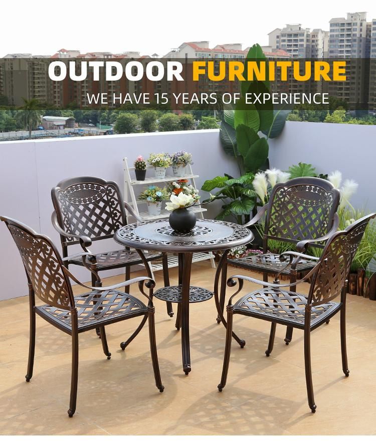 Luxury Garden Furniture Cast Aluminum