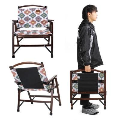 New Traveling Picnic Wood Folding Chair
