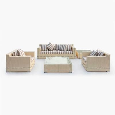 Costco Brown Rattan Wicker Furniture Rattan Sofa (4302)