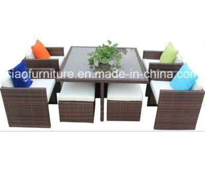 Outdoor Table Dining Set with Chair with Ottoman High Quality