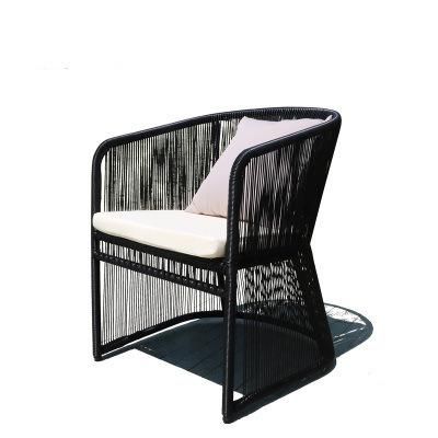 Rattan Woven Dining Chair Modern Hotel Club Reception Desk and Chair Combination 2022