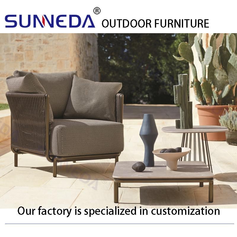 Outdoor Garden Plastic Compact Wood Practical Corner Loveseat