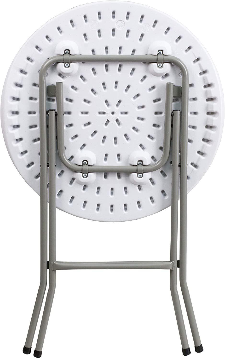 Dia60cm Portable High Foot Wine Round Plastic Cocktail Tables for Events