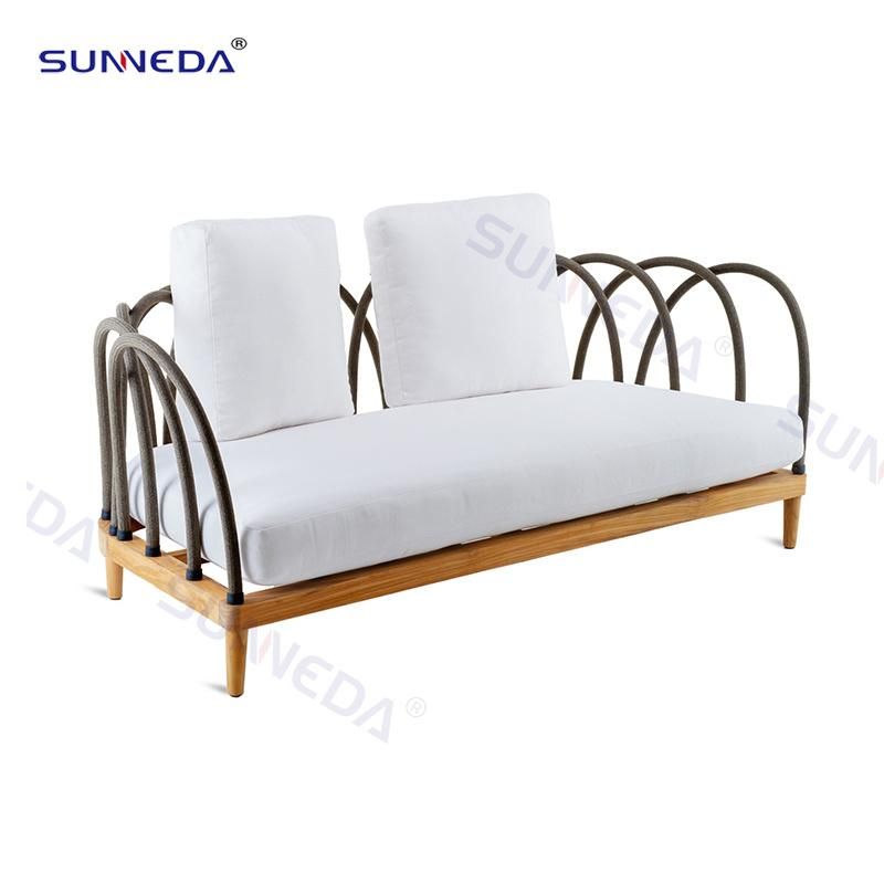 Villa Webbing Aluminum Sofa Leisure Outdoor Couch