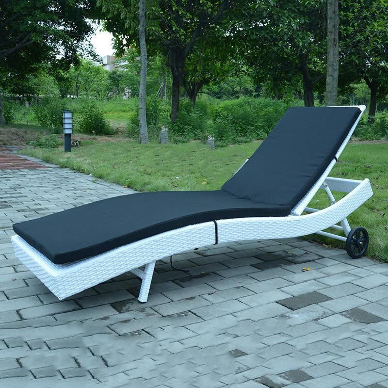 Outdoor Aluminum Alloy Steel Sun Lounger Beach Chaise Lounger