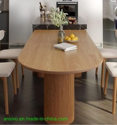 Custom Nordic Dining Room Furniture New Household Wooden Dining Table