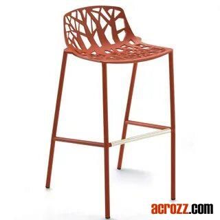 Garden Patio Stackable Aluminium Stacking Aluminum Outdoor Bar Stool Chair