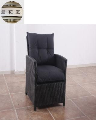 Outdoor Garden Furniture Black Rattan Sofa